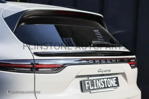 สปอยเลอร์ Porsche Cayenne E3 ทรง Techart สีดำเงา