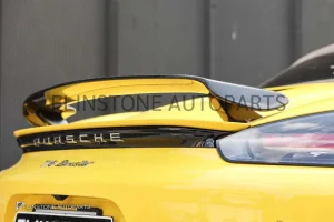 สปอยเลอร์ท้าย Carbon Fiber Porsche 718 Boxster ทรง Techart