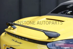 สปอยเลอร์ท้าย Carbon Fiber Porsche 718 Boxster ทรง Techart