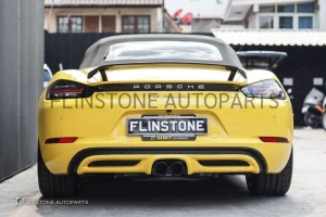 สปอยเลอร์ท้าย Carbon Fiber Porsche 718 Boxster ทรง Techart