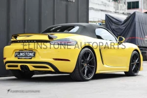 สปอยเลอร์ท้าย Carbon Fiber Porsche 718 Boxster ทรง Techart