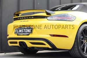 สปอยเลอร์ท้าย Carbon Fiber Porsche 718 Boxster ทรง Techart