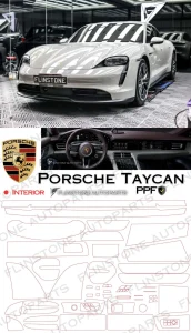 ฟิล์มกันรอย Porsche Taycan