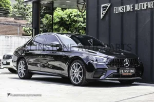 Front Grille W213 E-Class Facelift style GT Gloss Black with camera