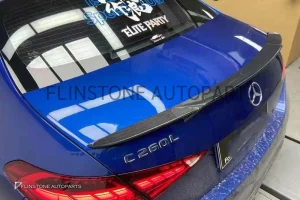 สปอยเลอร์ท้าย Carbon Fiber W206 C-class ทรง Renntech