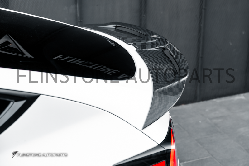 สปอยเลอร์ท้าย Carbon Fiber Tesla Model Y ทรง CMST V.3