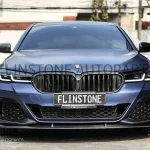 กระจังหน้า BMW G30 LCI ขอบคาร์บอน เส้นเดี่ยว สีดำเงา