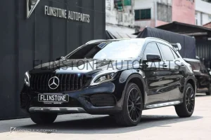 กระจังหน้า W156 GLA-Class Facelift ทรง GT สีดำเงา