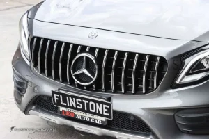 กระจังหน้า W156 GLA-Class Facelift ทรง GT สีดำเงา