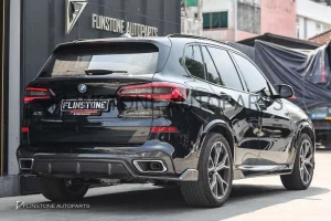 สเกิร์ตข้าง Carbon Fiber BMW G05 X5 ทรง GT แบบยาว