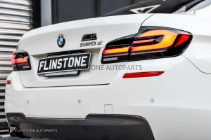 ไฟท้าย BMW F10 ทรง OLED สีรมดำ