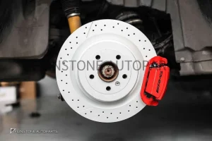 ชุดเบรค GLE63 AMG สีแดง