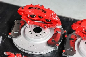 ชุดเบรค GLE63 AMG สีแดง