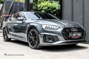ลิ้นหน้า Carbon Fiber Audi A5 ทรง FA