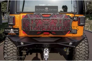 tailgate JEEP Wrangler JK style TOPFIRE