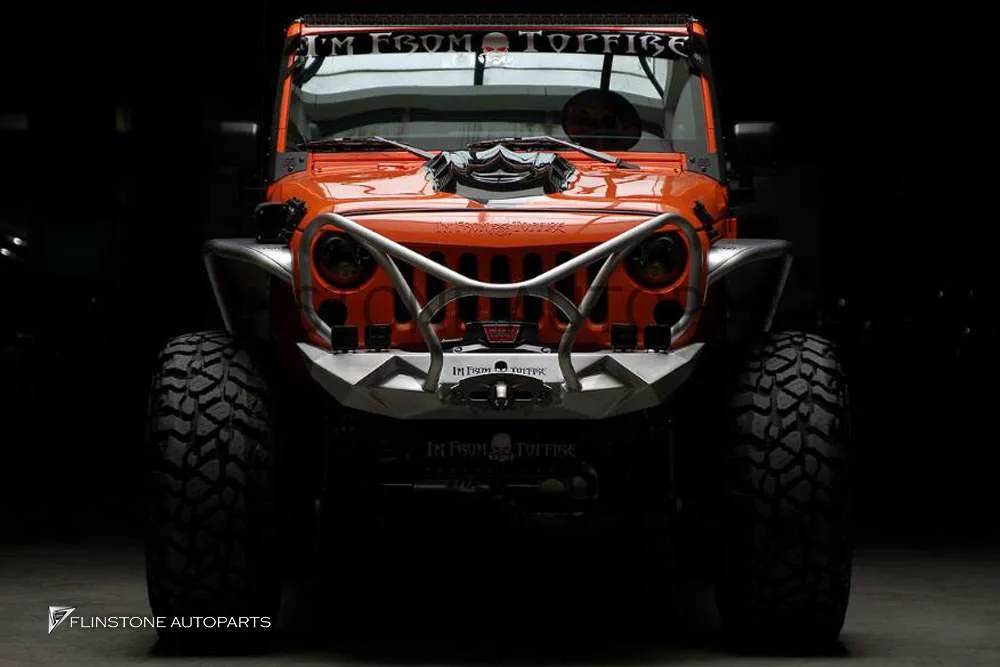 โครงเหล็กกันชนหน้า V.2 JEEP Wrangler JK ทรง TOPFIRE