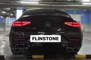 ดิฟฟิวเซอร์ C257 Cls-Class ทรง CLS63 Amg สีดำเงา พร้อมปลายท่อสีเงิน