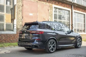 สปอยเลอร์หลังคา BMW X5 G05 ทรง Maxton design สีดำเงา