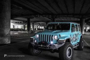 กันชนหน้าแบบยาว JEEP Wrangler JL ทรง TOPFIRE