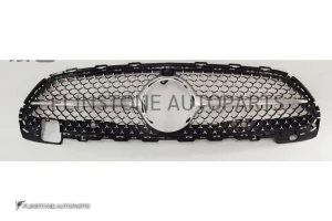 กระจังหน้า W206 C-Class ทรง Diamond สีเงิน-โครเมี่ยม