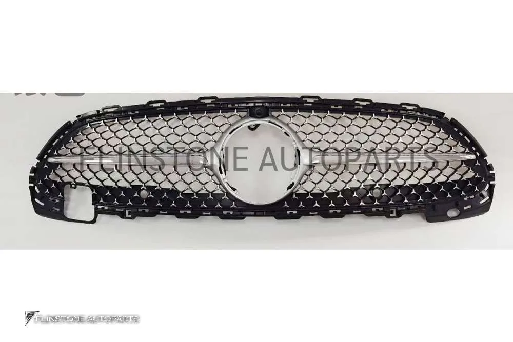 กระจังหน้า W206 C-Class ทรง Diamond สีเงิน-โครเมี่ยม