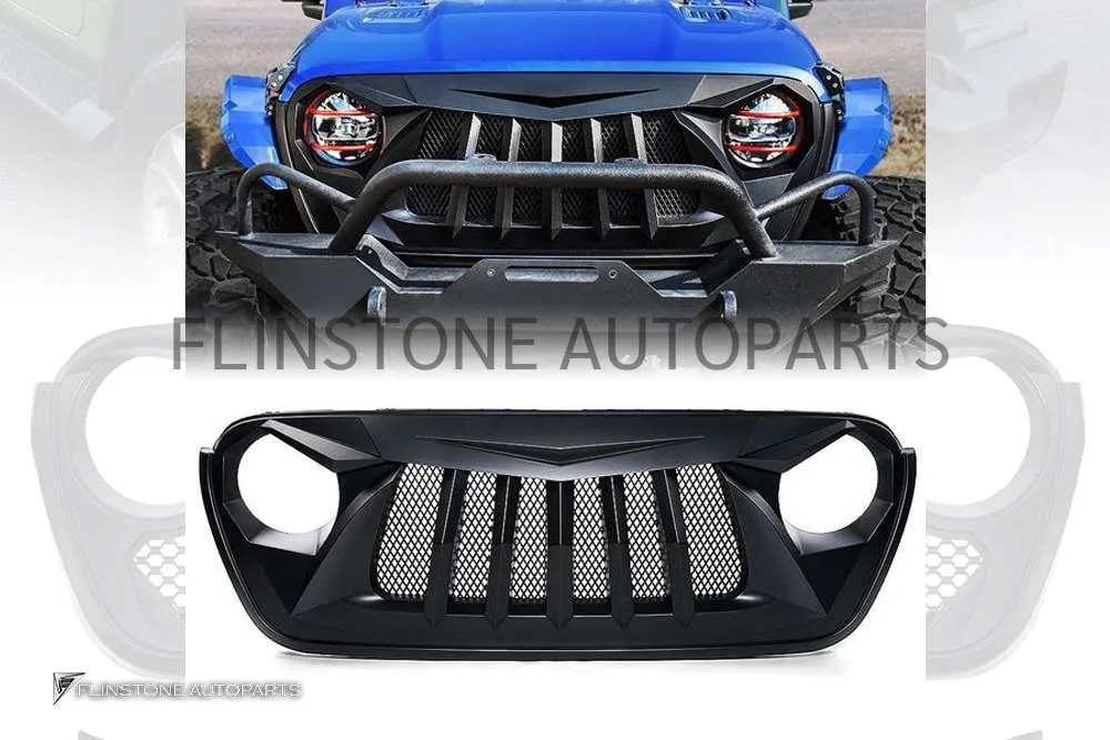 กระจังหน้า Jeep Wrangler 2019-2022 ทรง 5 Fins