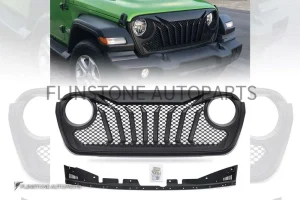 กระจังหน้า Jeep Wrangler 2019-2022 ทรง Shark Fin