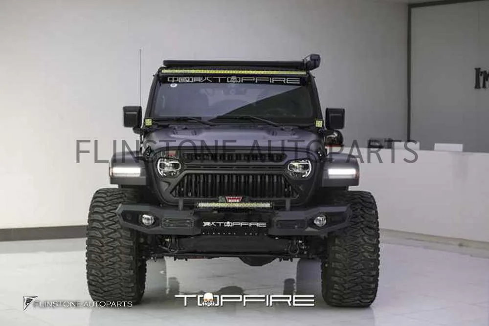 กันชนหน้า JEEP Wrangler JL ทรง TOPFIRE