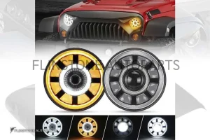 ไฟหน้า Jeep Wrangler แบบดวงอาทิตย์