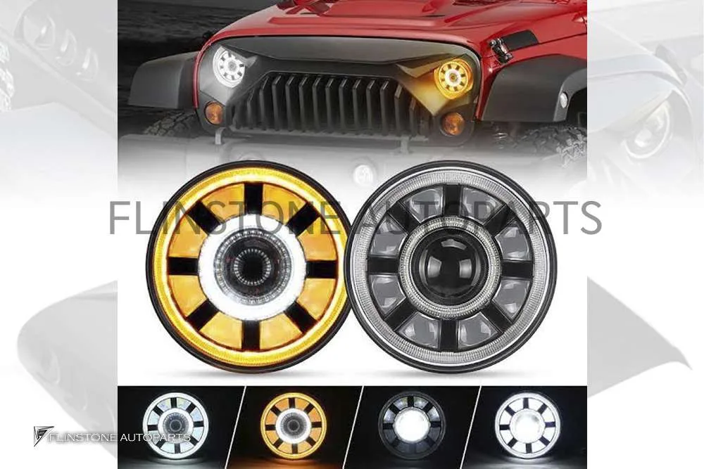 ไฟหน้า Jeep Wrangler แบบดวงอาทิตย์