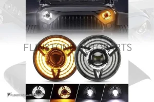 ไฟหน้า Jeep Wrangler แบบดาวกระจาย