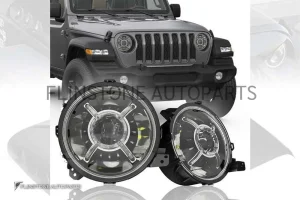 ไฟหน้า Jeep Wrangler แบบกากบาท