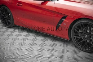 สเกิร์ตข้าง BMW G29 ทรง Maxton design สีดำเงา V.1