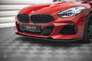 ลิ้นหน้า BMW G29 ทรง Maxton design สีดำเงา V.3