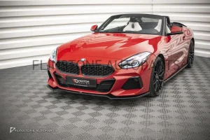 ลิ้นหน้า BMW G29 ทรง Maxton design สีดำเงา V.2