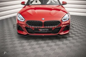 ลิ้นหน้า BMW G29 ทรง Maxton design สีดำเงา V.2