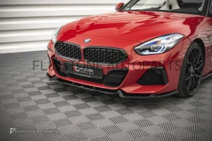 ลิ้นหน้า BMW G29 ทรง Maxton design สีดำเงา V.1