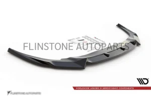 ลิ้นหน้า BMW G29 ทรง Maxton design สีดำเงา V.1