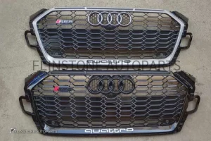 กระจัง Audi A5 ทรง RS5 2021 สีดำเงา พร้อมโลโก้ Quattro