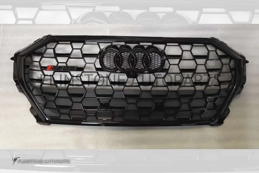 กระจังหน้า AUDI Q3 2021 ทรง RSQ3 สีดำ