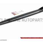 สเกิร์ตข้าง BMW F44 ทรง Maxton design สีดำเงา V.2