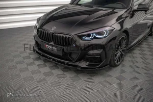 ลิ้นหน้า BMW F44 ทรง Maxton design สีดำเงา V.1