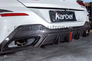 ดิฟฟิวเซอร์ Carbon fiber BMW G16 ทรง Karbel
