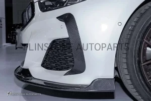 คิ้วช่องลมหน้า Carbon fiber BMW G16 ทรง Karbel