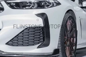 คิ้วช่องลมหน้า Carbon fiber BMW G16 ทรง Karbel