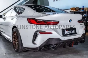 คิ้วช่องลมหลัง Carbon fiber BMW G16 ทรง Karbel