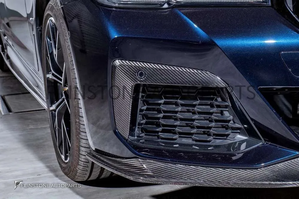คิ้วช่องลมหน้า Carbon fiber BMW G30 LCI ทรง Karbel