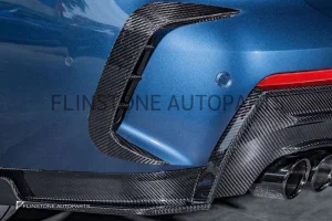 คิ้วช่องลมหลัง Carbon fiber BMW G22 ทรง Karbel