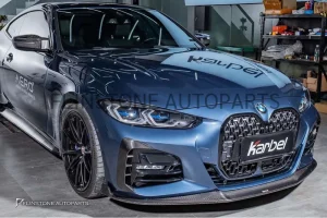 คิ้วช่องลมหน้า Carbon fiber BMW G22 ทรง Karbel