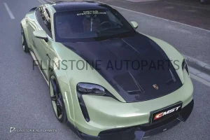 ฝากระโปรง Carbon Fiber Porsche Taycan ทรง CMST